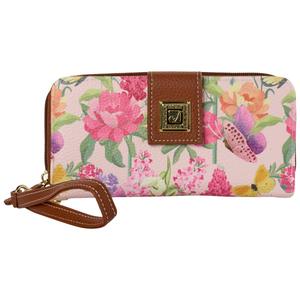 Stone Mountain Le Beau Jardin Zip-Around Wristlet