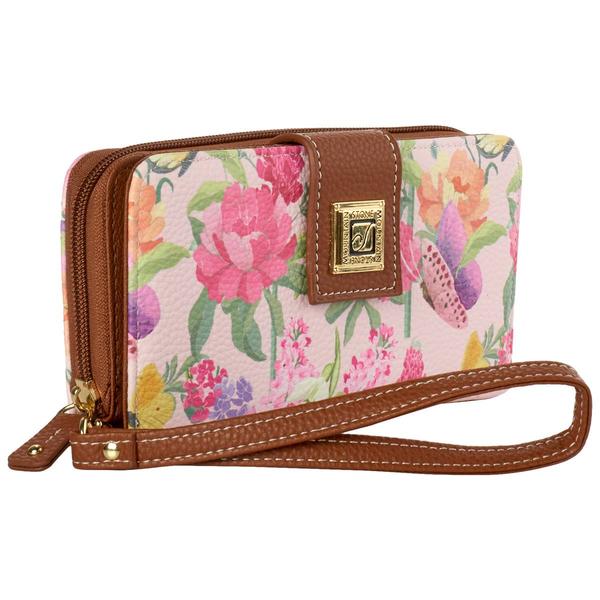 Stone Mountain Le Beau Jardin Zip-Around Wristlet alternate view