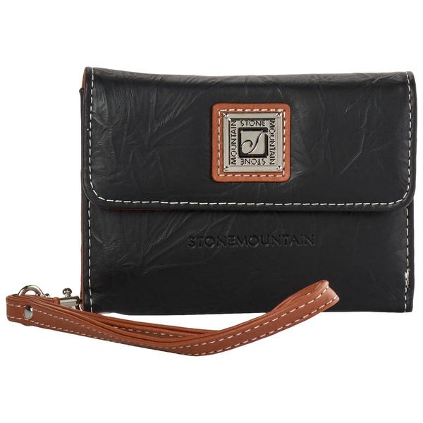 Womens Stone Mountain Nancy Leather Trifold Wallet