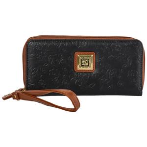 Womens Stone Mountain Spring Bloom Embossed Wristlet