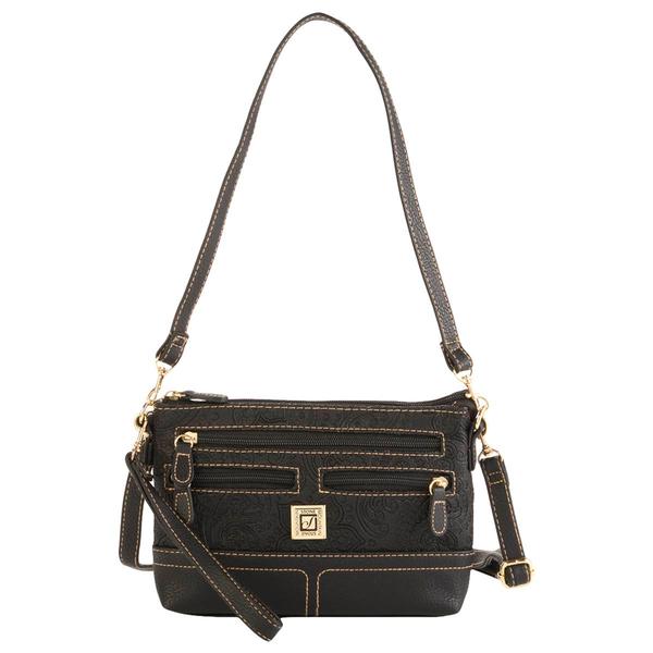 Stone Mountain Paisley Embossed East/West 4 Bagger Crossbody