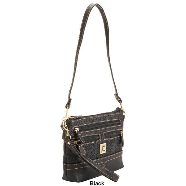 Stone Mountain Paisley Embossed East/West 4 Bagger Crossbody alternate view