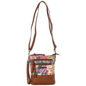 Stone Mountain Primo Floral North/South 3 Bagger - Denim/Tan alternate view
