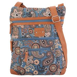 Stone Mountain Lockport Paisley Garden Crossbody - Black/Grey