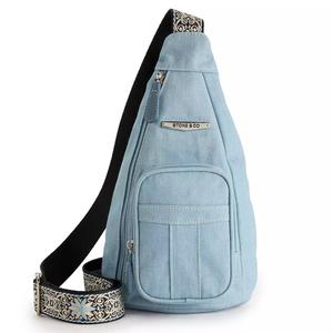 Stone Mountain Festival Denim Sling Crossbody Handbag alternate view