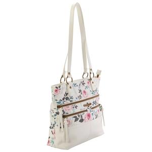 Stone Mountain Vintage Rose Washed Donna Tote - White alternate view