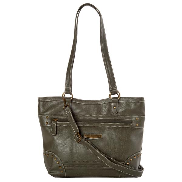 Stone Mountain Laredo Riveted Solid Donna Tote