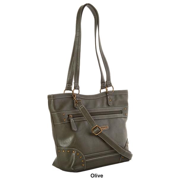 Stone Mountain Laredo Riveted Solid Donna Tote alternate view