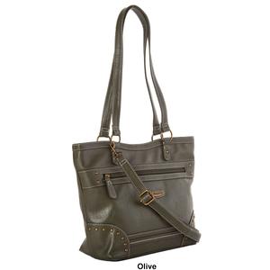 Stone Mountain Laredo Riveted Solid Donna Tote alternate view