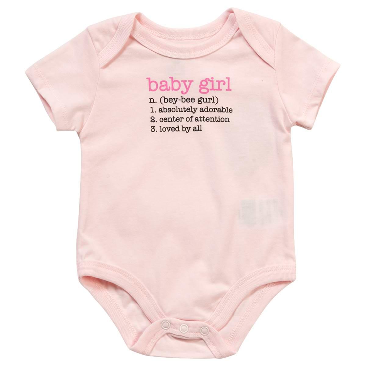 Baby Girl (3-9M) Baby Essentials Absolutely Adorable Bodysuit