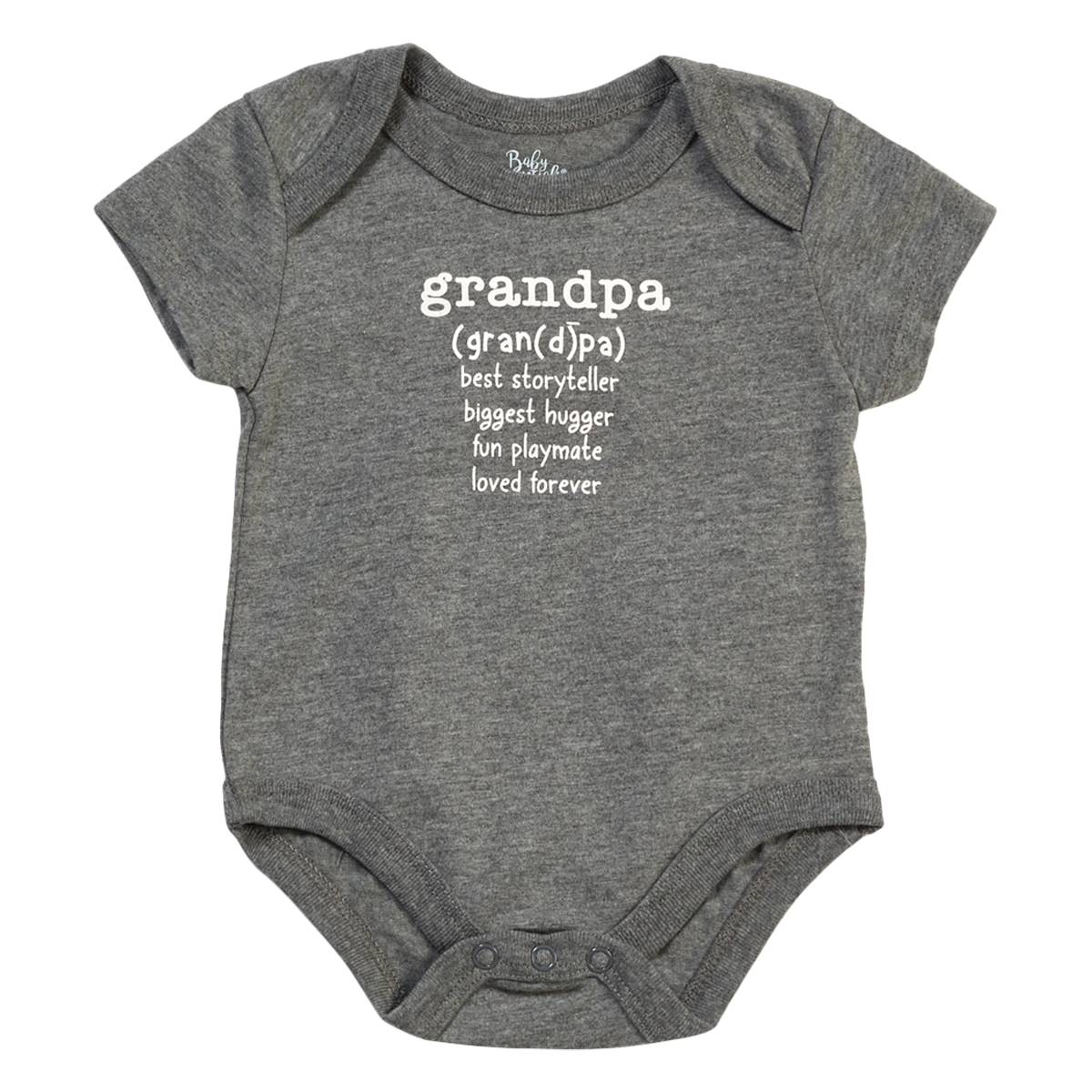 Baby Unisex (3-9M) Baby Essentials Grandpa Story Bodysuit