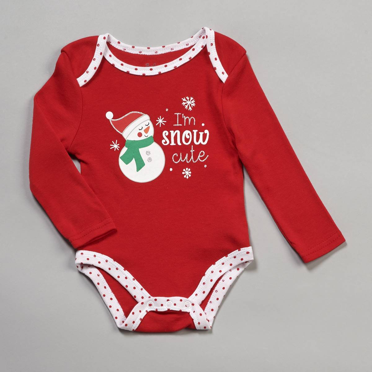 Baby Unisex (3-9M) Baby Essentials(R) I'm Snow Cute Bodysuit