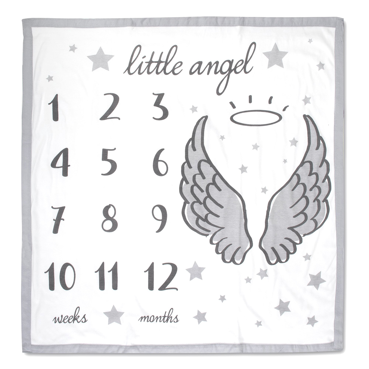 Baby Essentials Little Angel Milestone Blanket