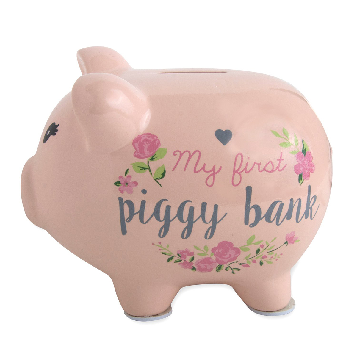 Baby Essentials(R) Flowers My First Piggy Bank