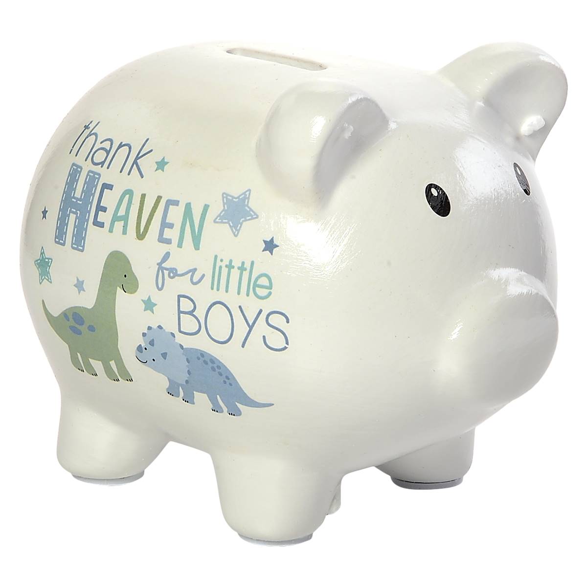 Baby Essentials Thank Heaven Boy Piggy Bank