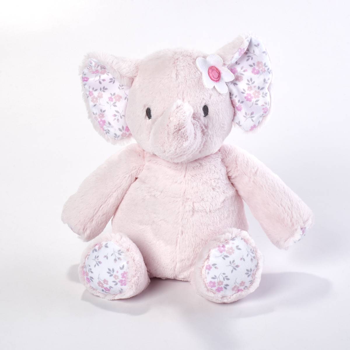 Wendy Bellissimo Elephant W/Flowers Plush Toy