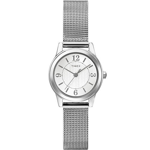 Womens Timex(R) Silver Mesh Bracelet Watch - T2P4579J