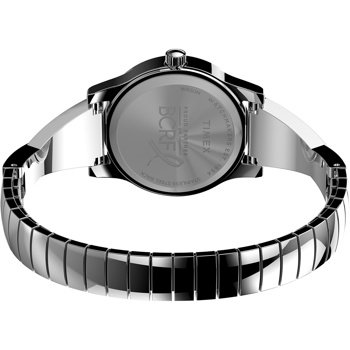 Womens Timex Silver-Tone Breast Cancer Ribbon Watch - TW2V52900JT