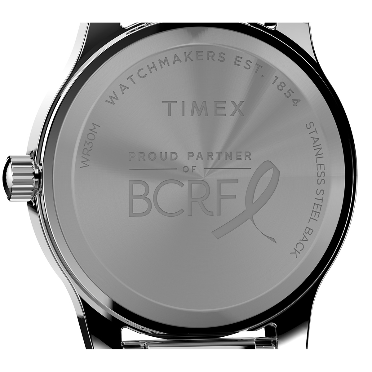 Womens Timex Silver-Tone Breast Cancer Ribbon Watch - TW2V52900JT