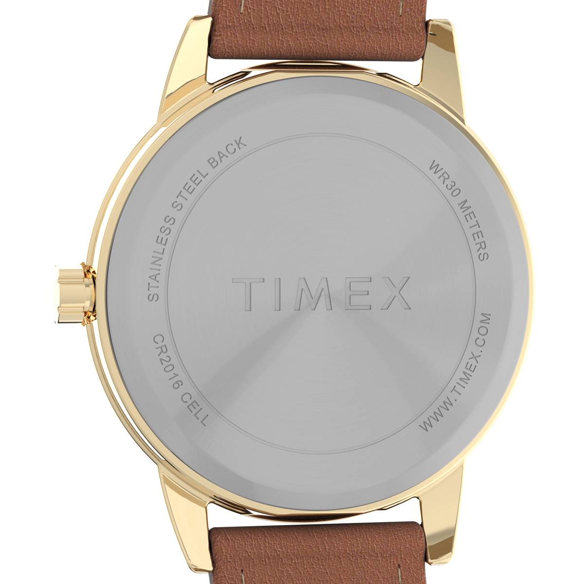 Womens Timex(R) Cream Dial & Gold-Tone Case Watch - TW2V69200JT