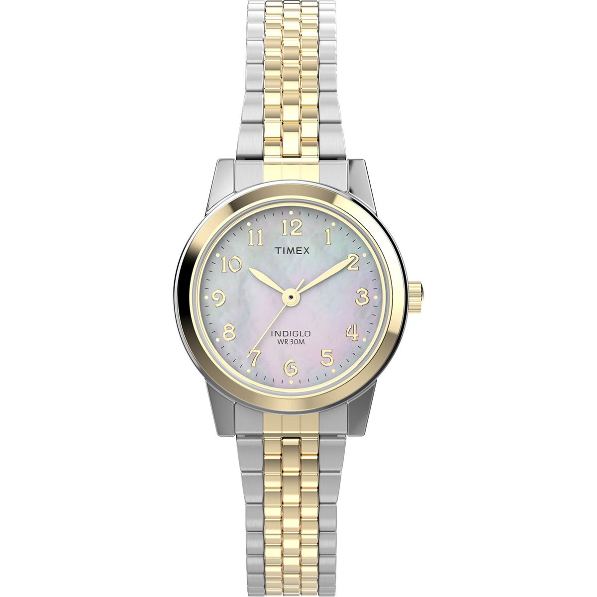 Womens Timex(R) Main Street Mother Of Pearl Watch - TW2W35300JT