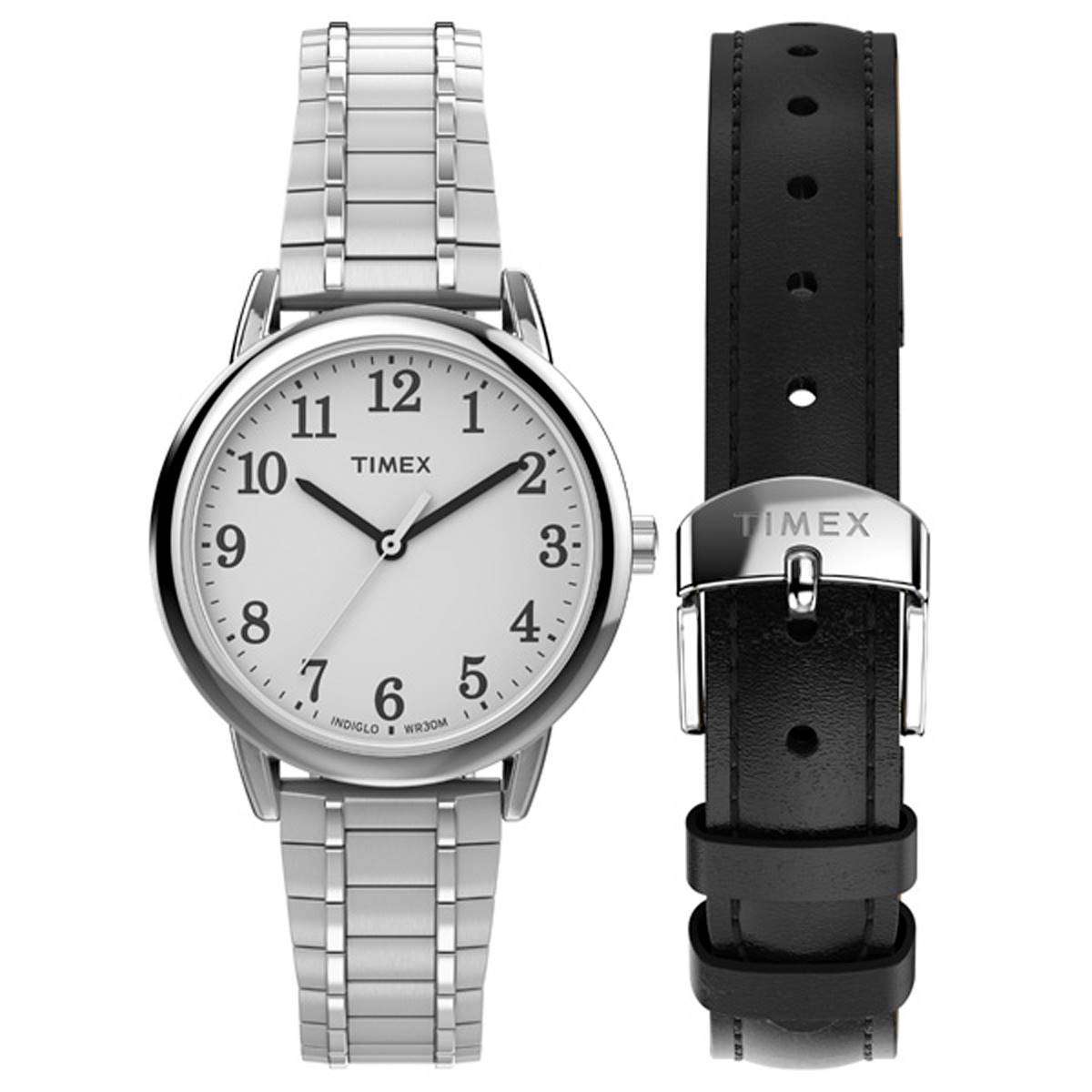 Womens Timex(R) Silver-Tone Multi Strap Watch - TWG063000JT