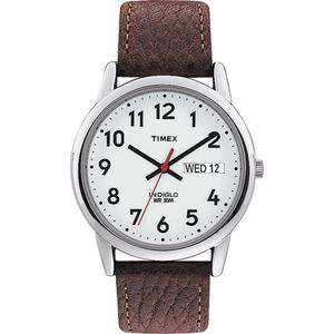 Mens Timex(R) Brown Leather Strap Watch - T200419J