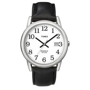 Mens Timex(R) Easy Reader(R) Black Strap Watch - T2H281JT