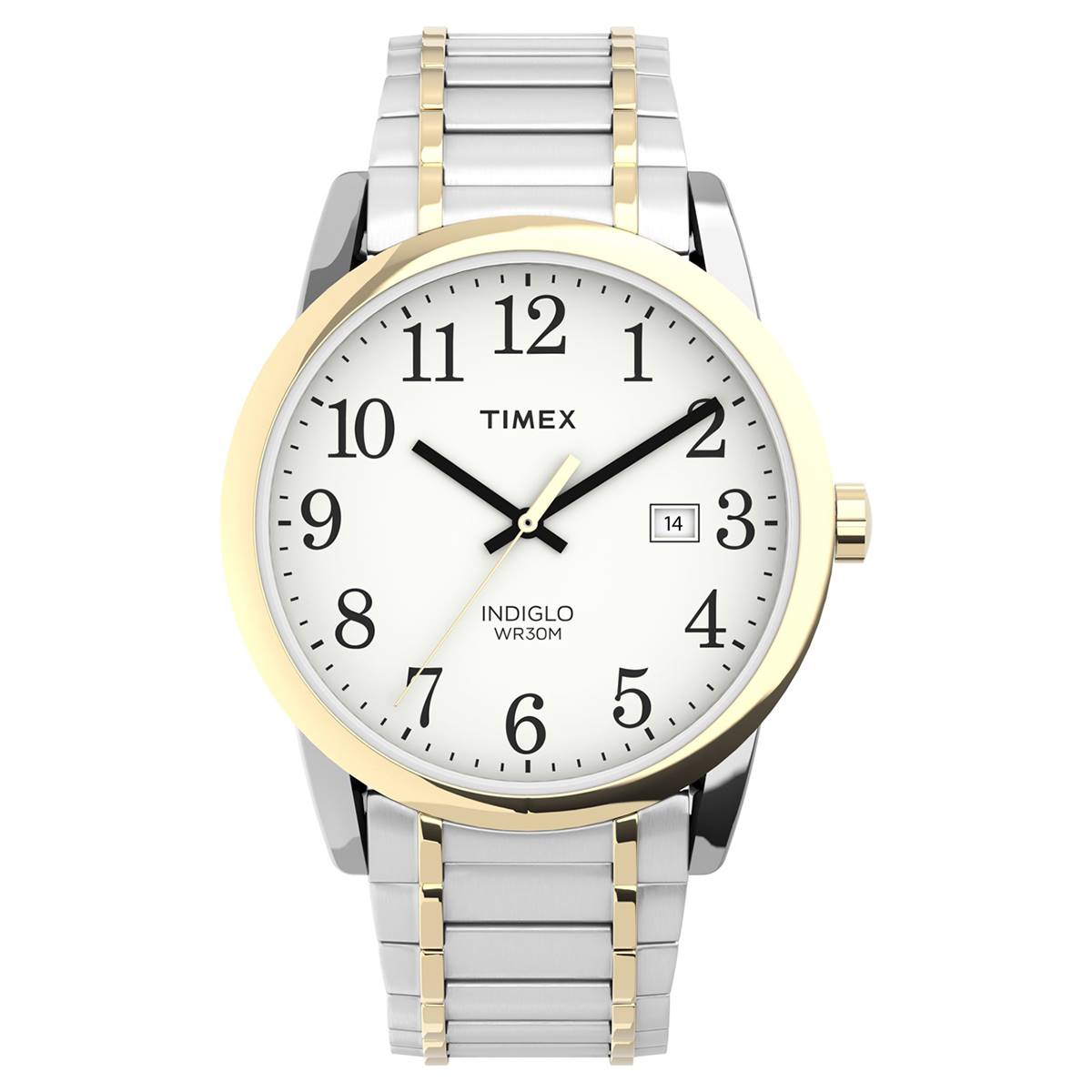 Mens Timex(R) Easy Reader Date Expansion Band Watch - TW2P81400JT