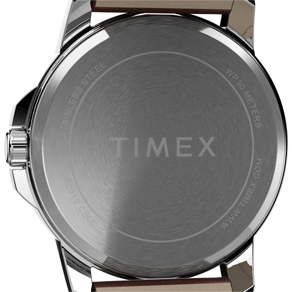 Mens Timex(R) Brown Strap Dress Watch - TW2V20900JI