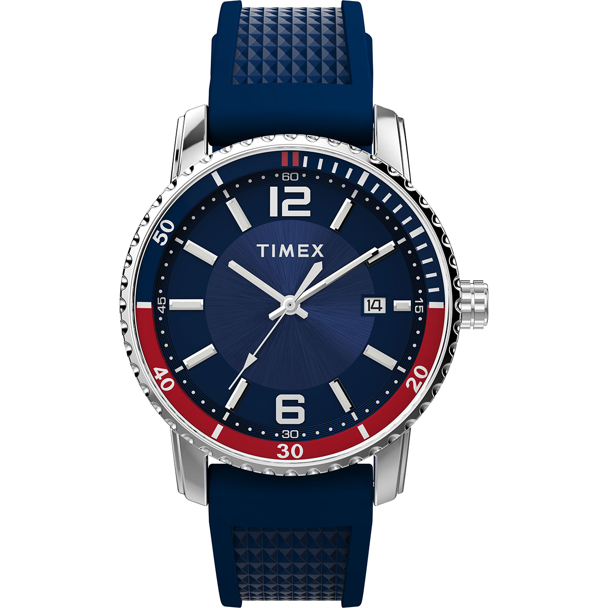 Mens Timex(R) Diver Inspired Blue Dial Watch - TW2W60500JI