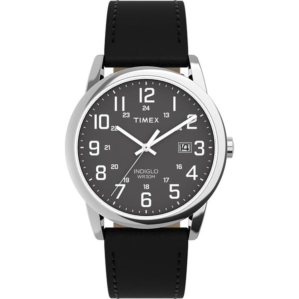 Mens Timex(R) Easy Reader(R) Black Dial Watch - TW2Y12800JT