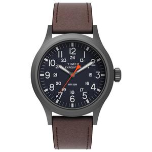 Mens Timex(R) Expedition Scout Leather Strap Watch  - TW2Y63100JT