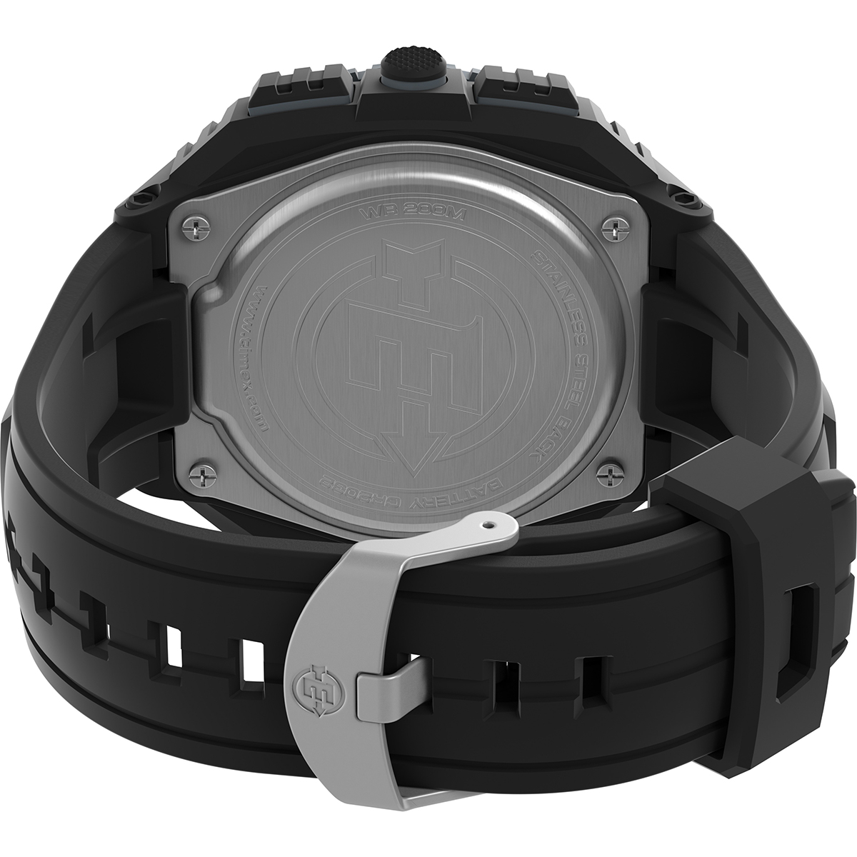 Mens Timex(R) Black/Grey Expedition Vibe Shock Watch - TW4B24300JT