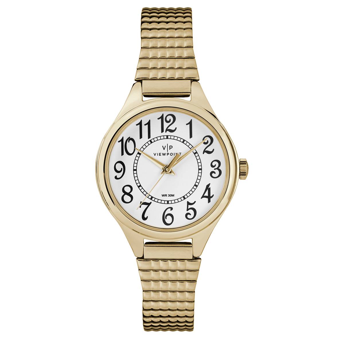 Womens Timex(R)  Viewpoint Gold-Tone Watch - CC3D822009J