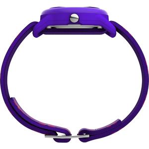 Kids Timex(R) Purple Floral Elastic Fabric Watch - T89022JT alternate view