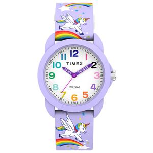 Kids Timex(R) Silicone Unicorn Strap Analog Watch - TW2Y59600JT