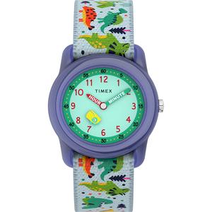 Kids Timex(R) Dinosaur Elastic Fabric Watch - TW7C77300JT
