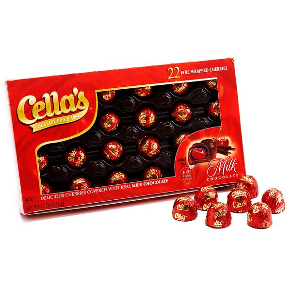 Cella's 22 Chocolate Cordial Cherries alternate view