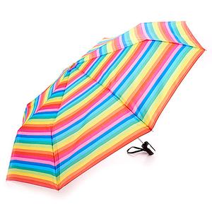 Totes Automatic Compact Colorful Umbrella