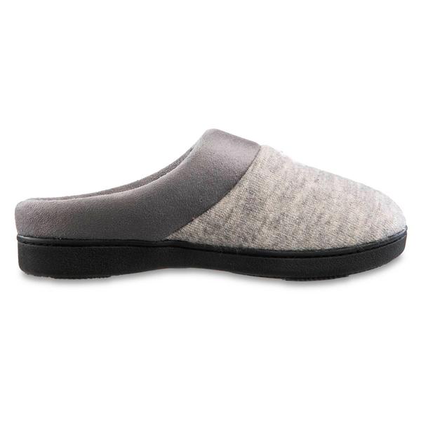 Womens Isotoner Marisol Microsuede Knit Hoodback Slippers alternate view