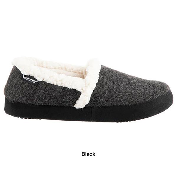 Womens Isotoner Heather Knit Loafer Slippers alternate view