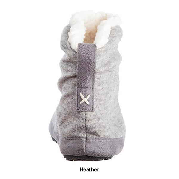 Womens Isotoner Marisol Heather Knit Bootie Slippers alternate view