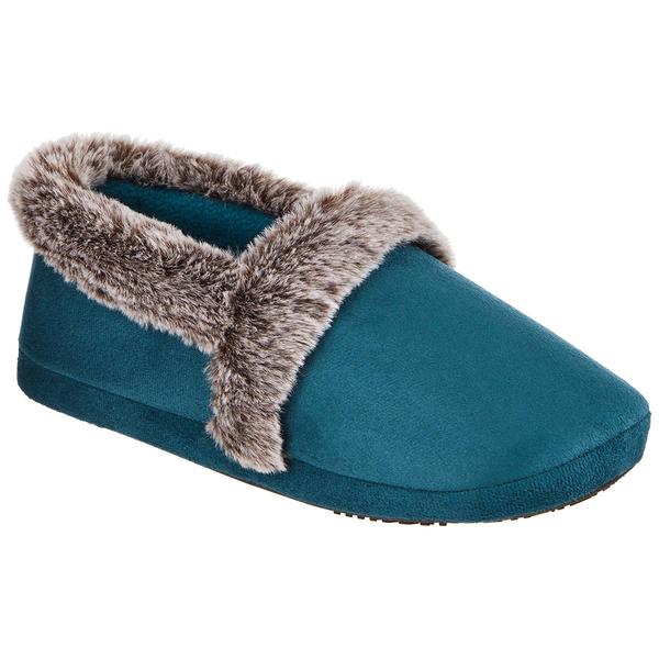 Womens Isotoner Recycled Microsuede Bootie Slippers alternate view