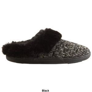 Womens Isotoner Sweater Knit Samantha Hoodback Slippers alternate view