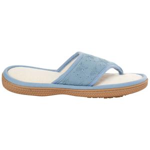 Womens Isotoner Eyelet Shield Flip Flop Slippers alternate view