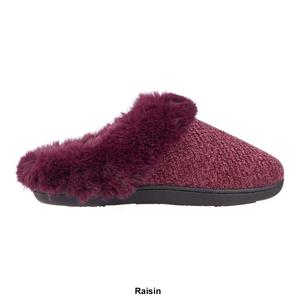 Womens Isotoner Amelia Chenille Knit Hoodback Slippers alternate view