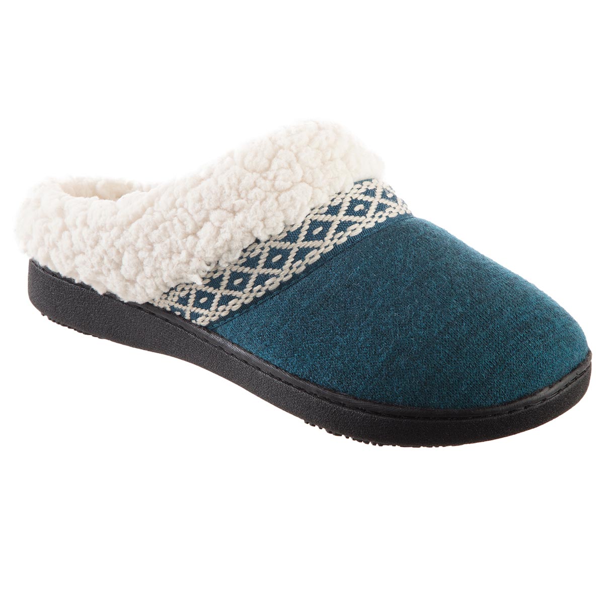 Womens Isotoner Heather Knit Ada Hoodback Slippers