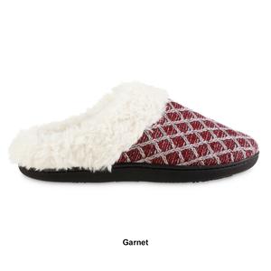 Womens Isotoner Diamond Sweater Knit Clog Slippers alternate view