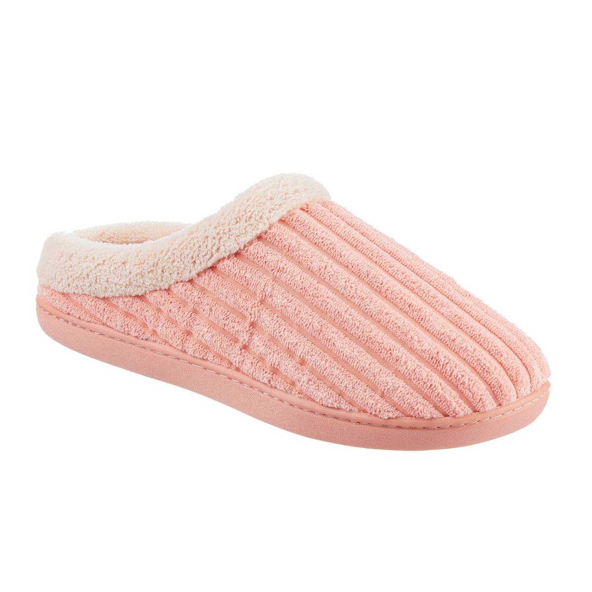 Womens Isotoner Penelope Microterry Hoodback Slippers